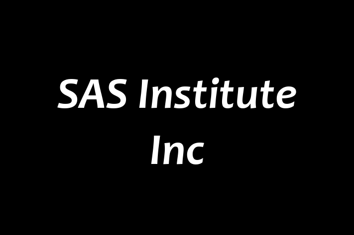 Software Development Company SAS Institute Inc