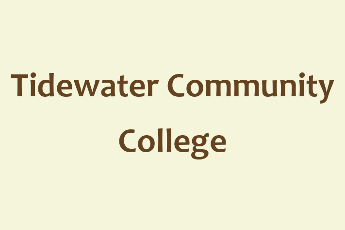 Personnel Management Tidewater Community College