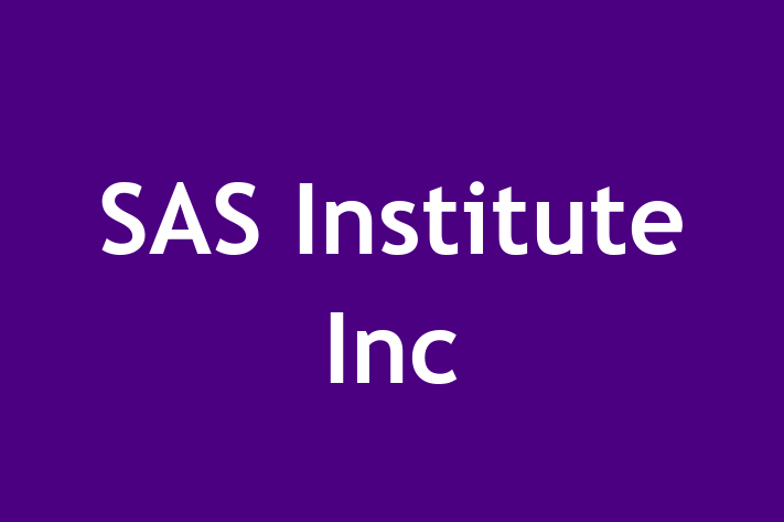 Technology Company SAS Institute Inc