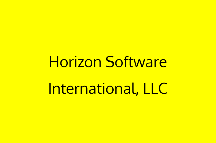 Digital Solutions Provider Horizon Software International LLC