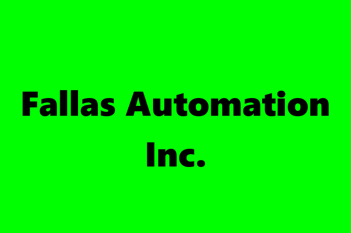 Tech Firm Fallas Automation Inc.