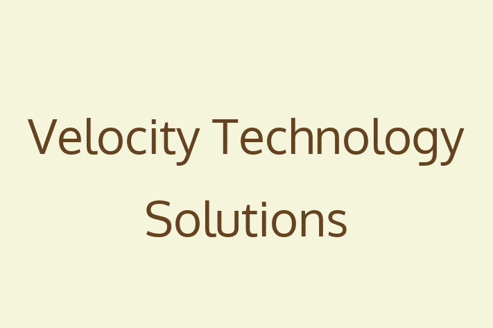 Software Solutions Provider Velocity Technology Solutions