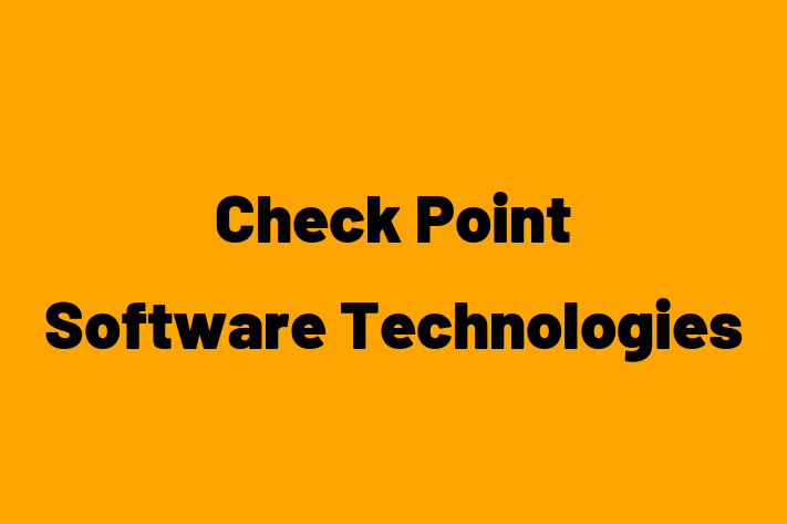 Tech Solutions Company Check Point Software Technologies