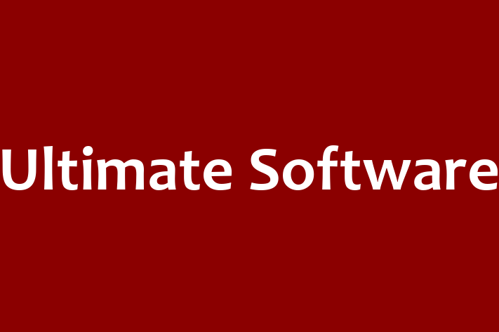 Software Consultancy Ultimate Software