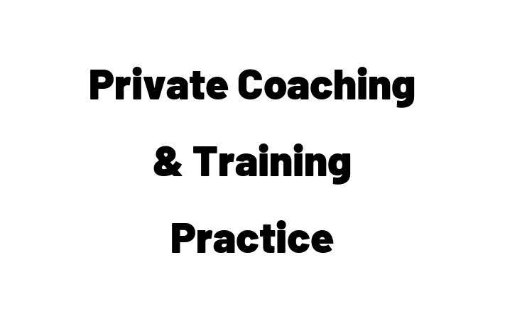 Application Development Company Private Coaching Training Practice