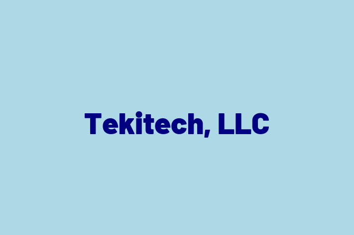 Software Development Firm Tekitech LLC