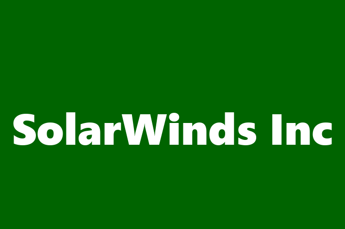 IT Company SolarWinds Inc