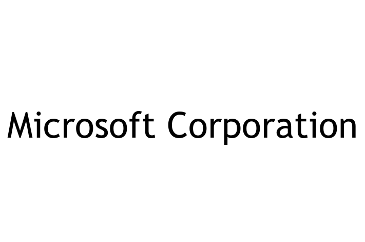 Digital Solutions Provider Microsoft Corporation