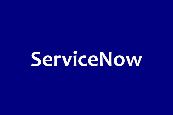 Software Services Company ServiceNow