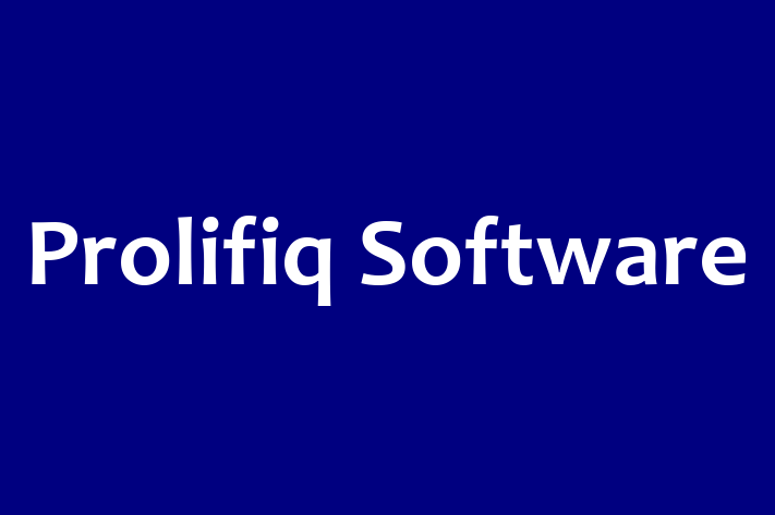 Technology Company Prolifiq Software