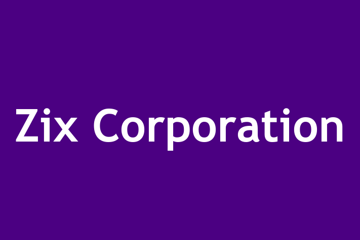 Software Development Company Zix Corporation