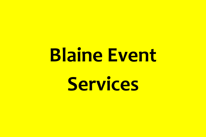 Software Services Company Blaine Event Services