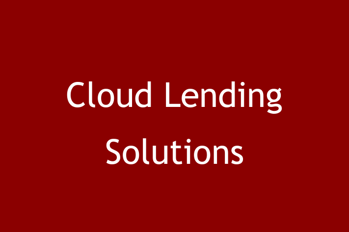 Software Development Firm Cloud Lending Solutions