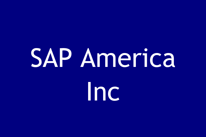 Software Development Company SAP America Inc