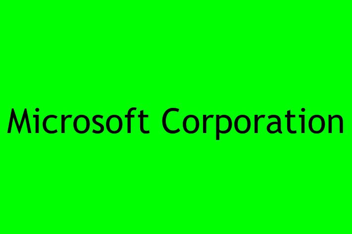 Tech Solutions Company Microsoft Corporation