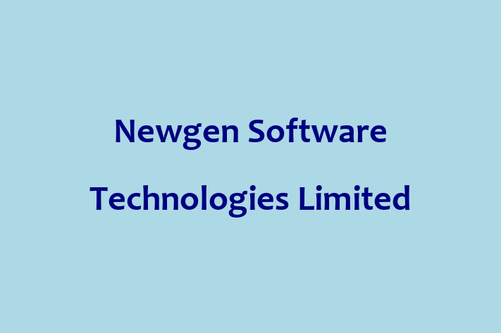 Software Engineering Company Newgen Software Technologies Limited