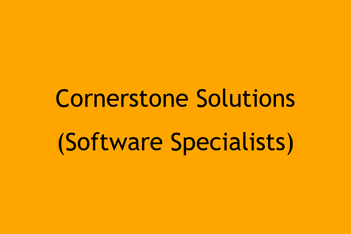 Technology Solutions Firm Cornerstone Solutions Software Specialists