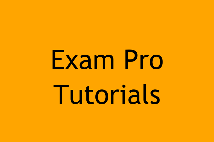 Software Services Company Exam Pro Tutorials