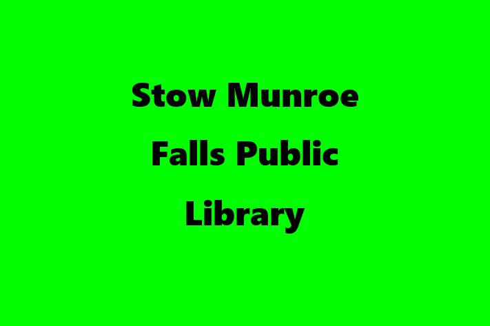 Digital Solutions Provider Stow Munroe Falls Public Library