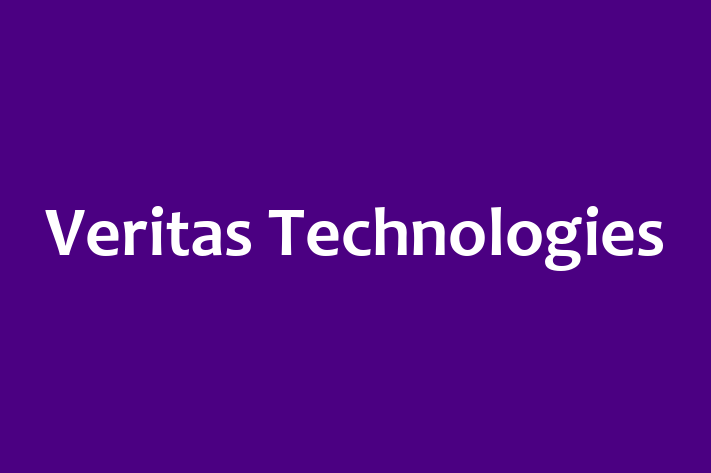 Software Solutions Provider Veritas Technologies