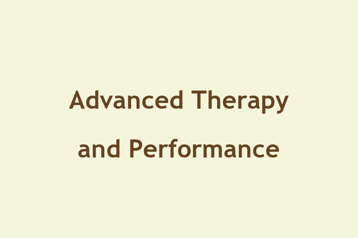 Staff Management Advanced Therapy and Performance