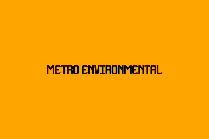 Technology Solutions Firm Metro Environmental