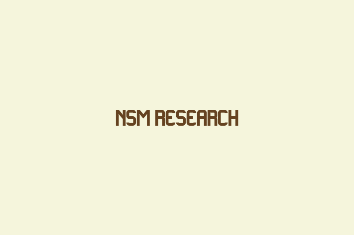 Software Engineering Company NSM Research