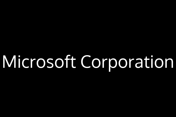 Software Services Company Microsoft Corporation