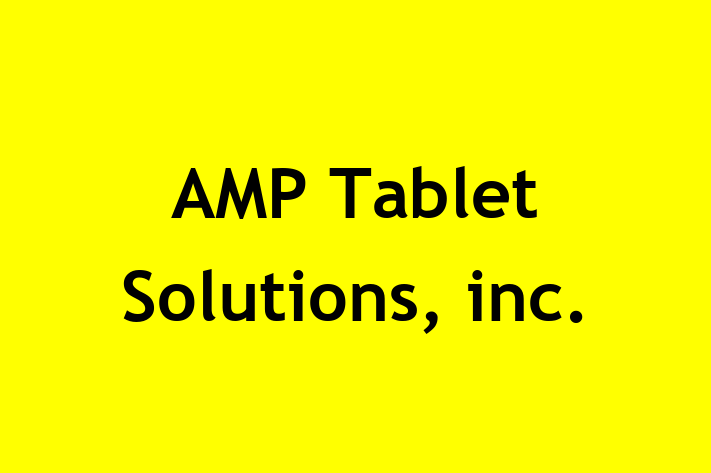 Software Consultancy AMP Tablet Solutions inc.