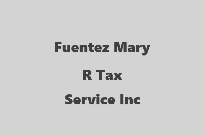 Tax Accountant Fuentez Mary R Tax Service Inc