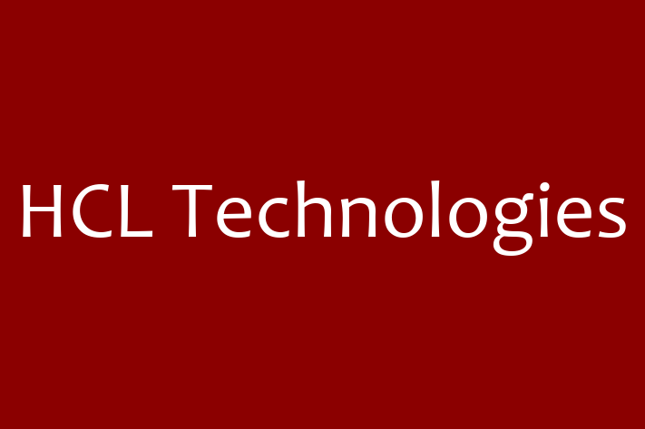 Software Solutions Provider HCL Technologies