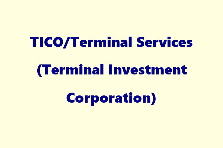 Software Services Company TICOTerminal Services Terminal Investment Corporation