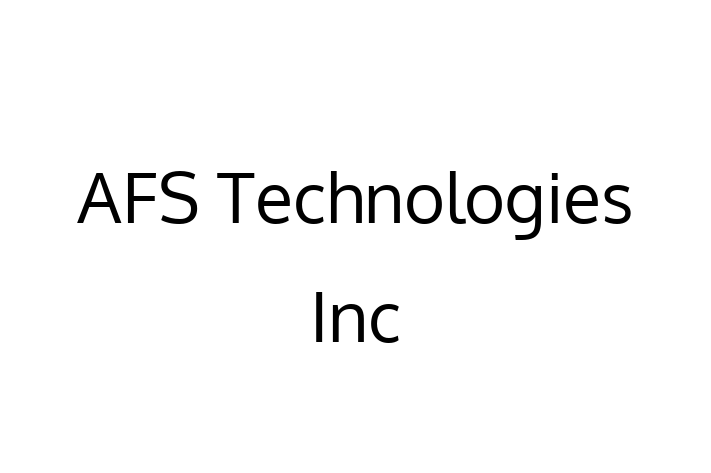 Software Development Company AFS Technologies Inc