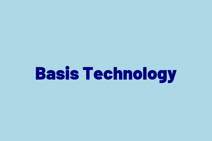 Tech Solutions Company Basis Technology