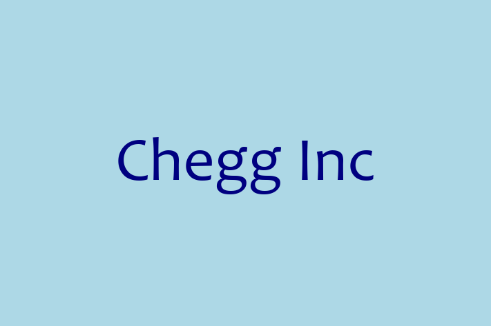 Software Firm Chegg Inc