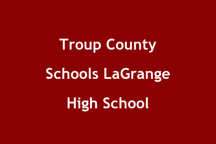 Staff Management Troup County Schools LaGrange High School