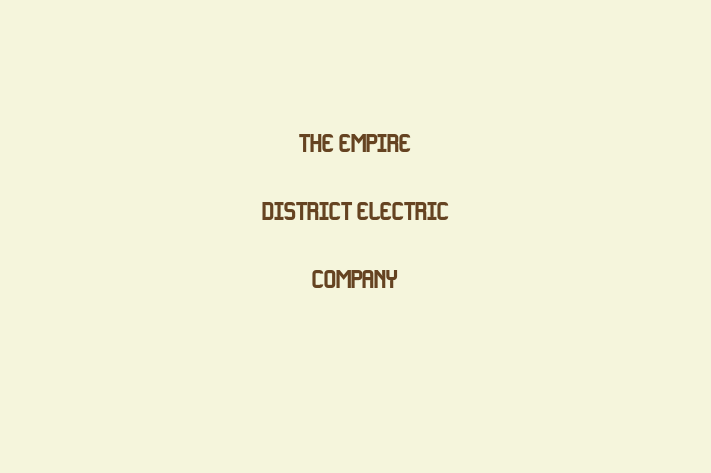 Technology Company The Empire District Electric Company