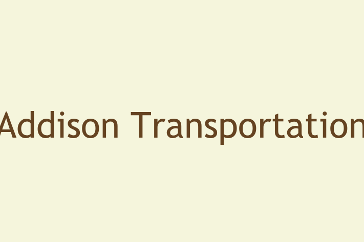 Technology Company Addison Transportation