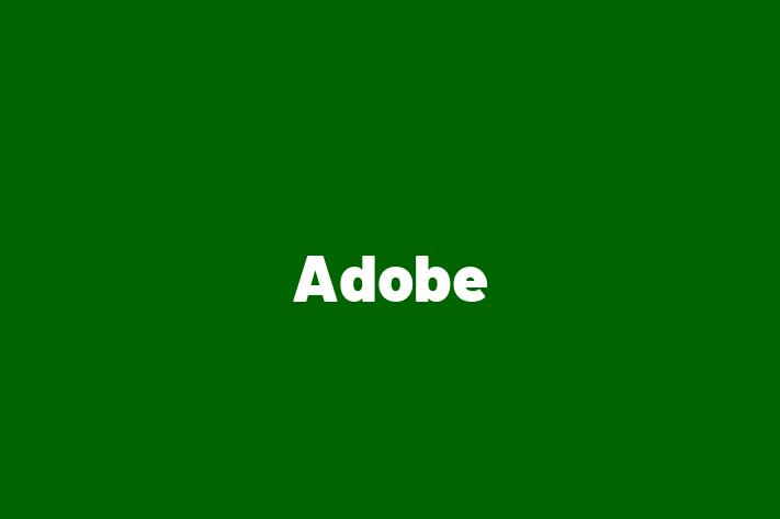 Technology Company Adobe