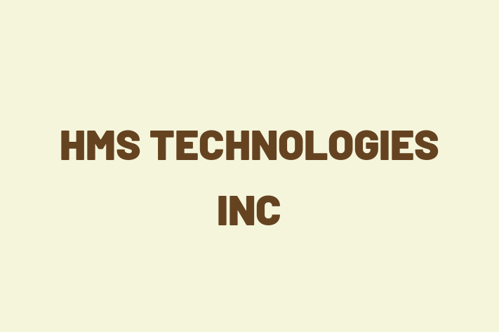 Digital Solutions Provider HMS TECHNOLOGIES INC