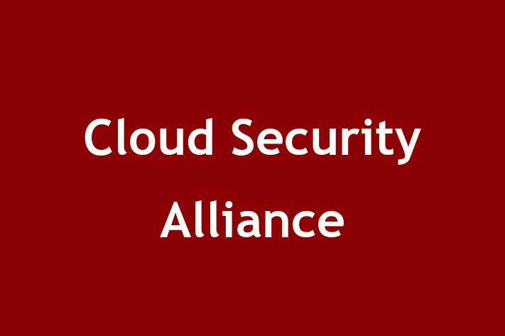 Software Engineering Company Cloud Security Alliance