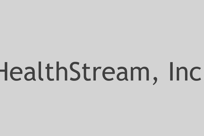 Software Engineering Company HealthStream Inc.