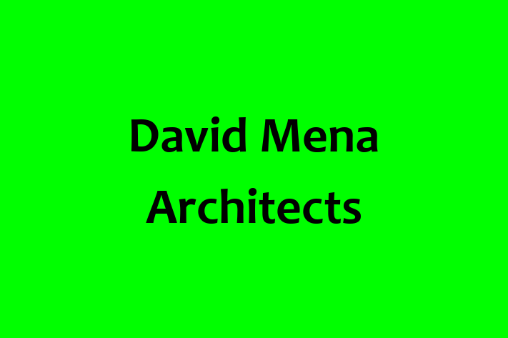 Architect planner David Mena Architects