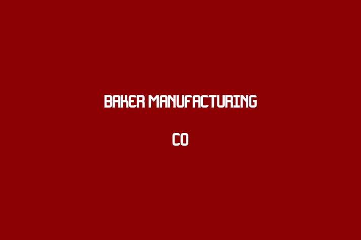 Talent Management Baker Manufacturing Co