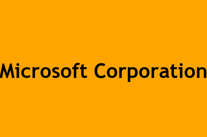 Software Firm Microsoft Corporation