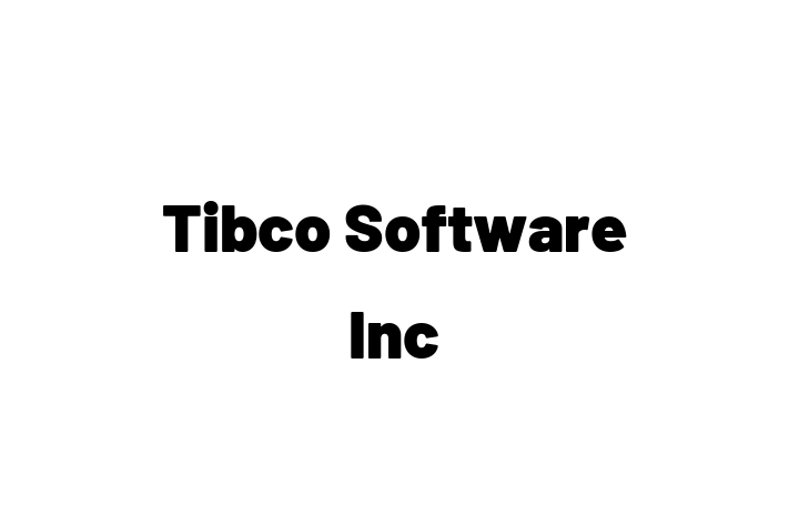 Software House Tibco Software Inc