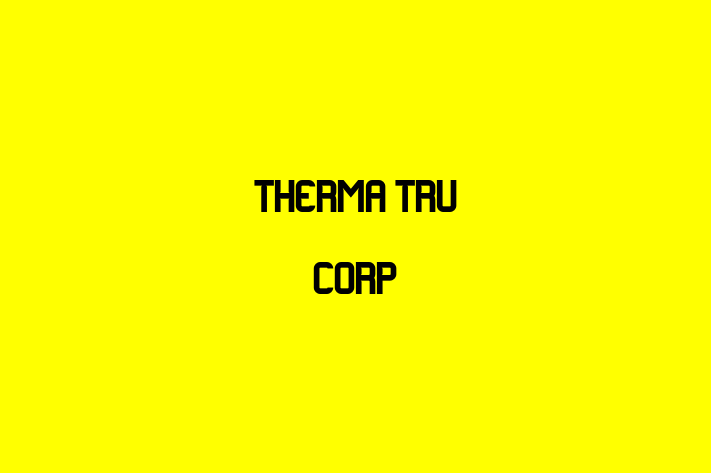 Digital Solutions Provider Therma Tru Corp