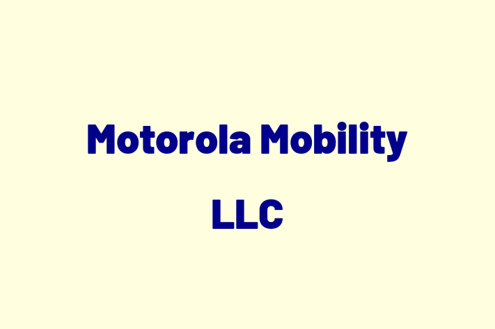 Digital Solutions Provider Motorola Mobility LLC