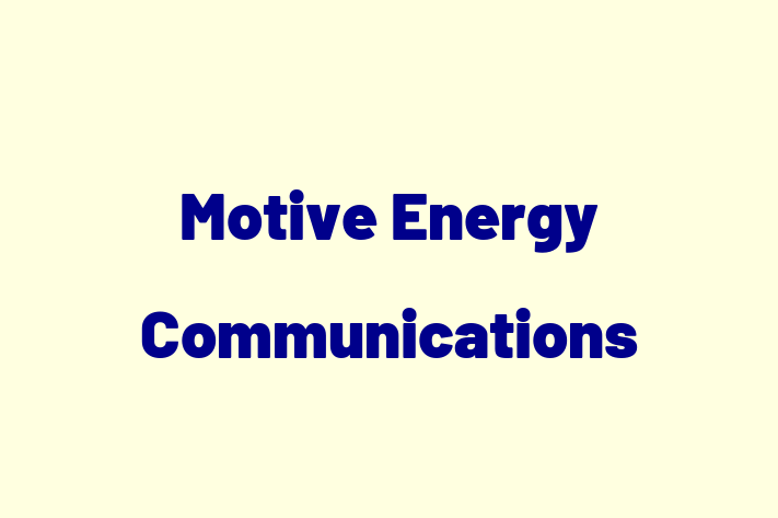 Electrical contractors Motive Energy Communications