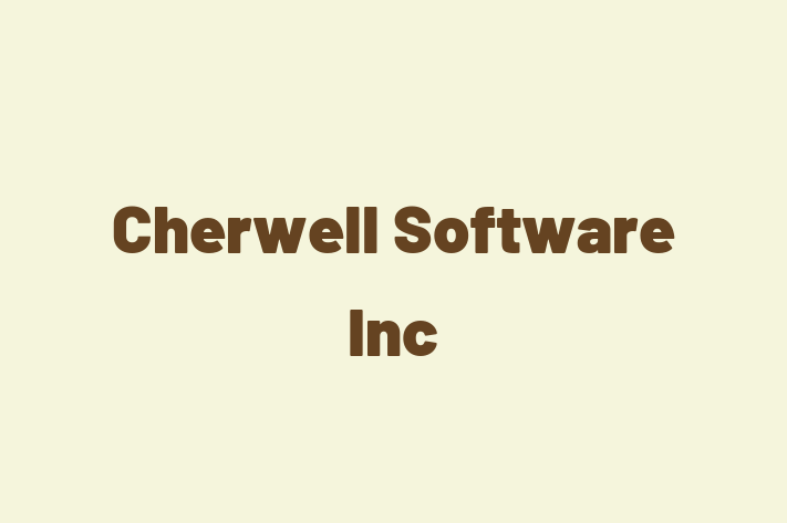 Tech Solutions Company Cherwell Software Inc